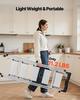5 Step Ladder, Folding Step Stool with Wide Anti-Slip Pedal and Comfort Handgrip, 150 Kg Capacity Portable Aluminum Stepladder, Multi-Use for Kitchen,