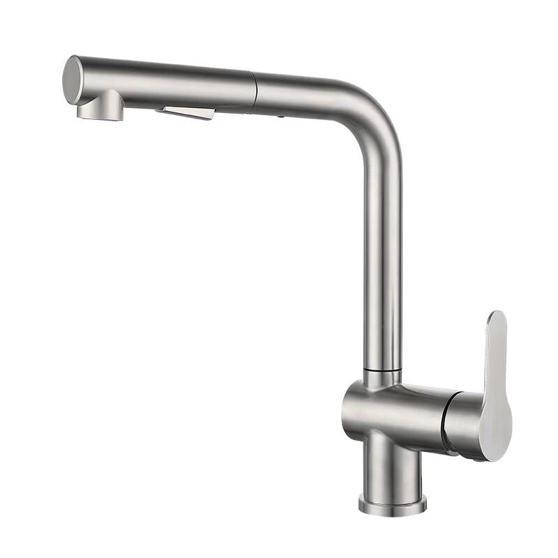 Yipan Brushed Stainless Steel Kitchen Faucet