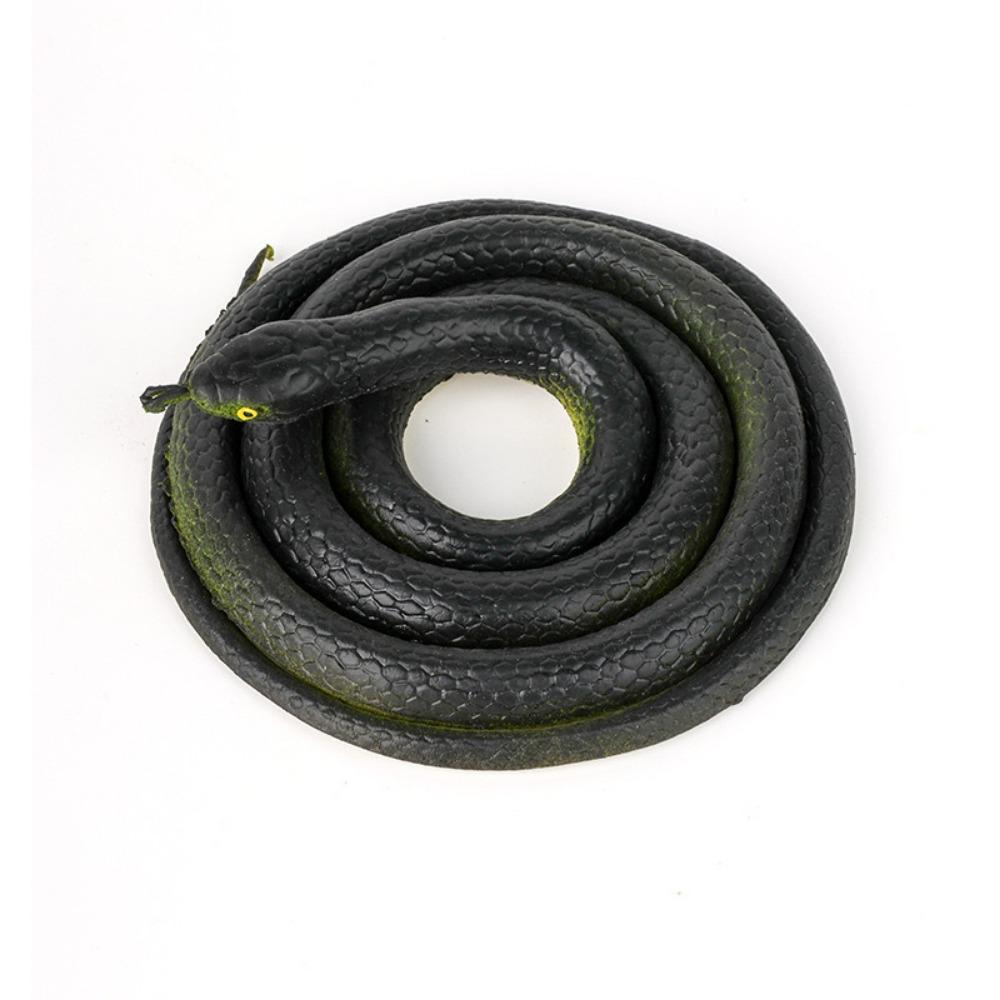 Lifelike Fake Snake Realistic Snake Model Joke Toys Halloween Prank Props Scare Toy Garden Decor