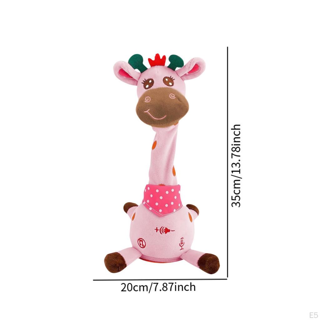 Dancing Talking Toy Stuffed Animal Repeating What You Say for 1-3 Years Old