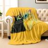 Cartoon pattern of two cats Flannel printed blanket suitable for all seasons suitable for living room office sofa and travel
