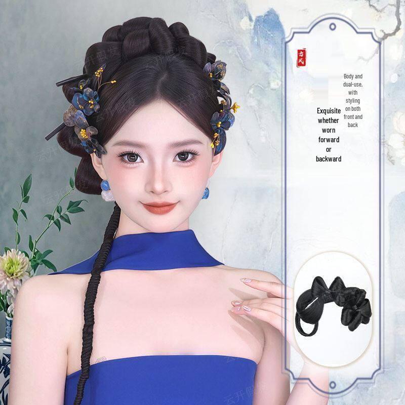 Xiu He Makeup Artist Pre-made Bow Hair Bun - Easy Chinese Style Bridal Hair Styling Tool