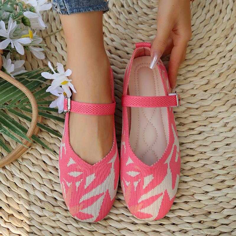

Fashion 2025 New Elegant Mary Janes Flats Shoes Women Buckle Strap Shallow Casual Ballet Shoes Ladies Spring Autumn Canvas Loafers 36