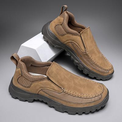 Fashion Brand Original Men's Casual Business Shoes Non Slip Light Leather Sports Man Loafer Sneakers Outdoor Slip-on Zapatos Deportivos