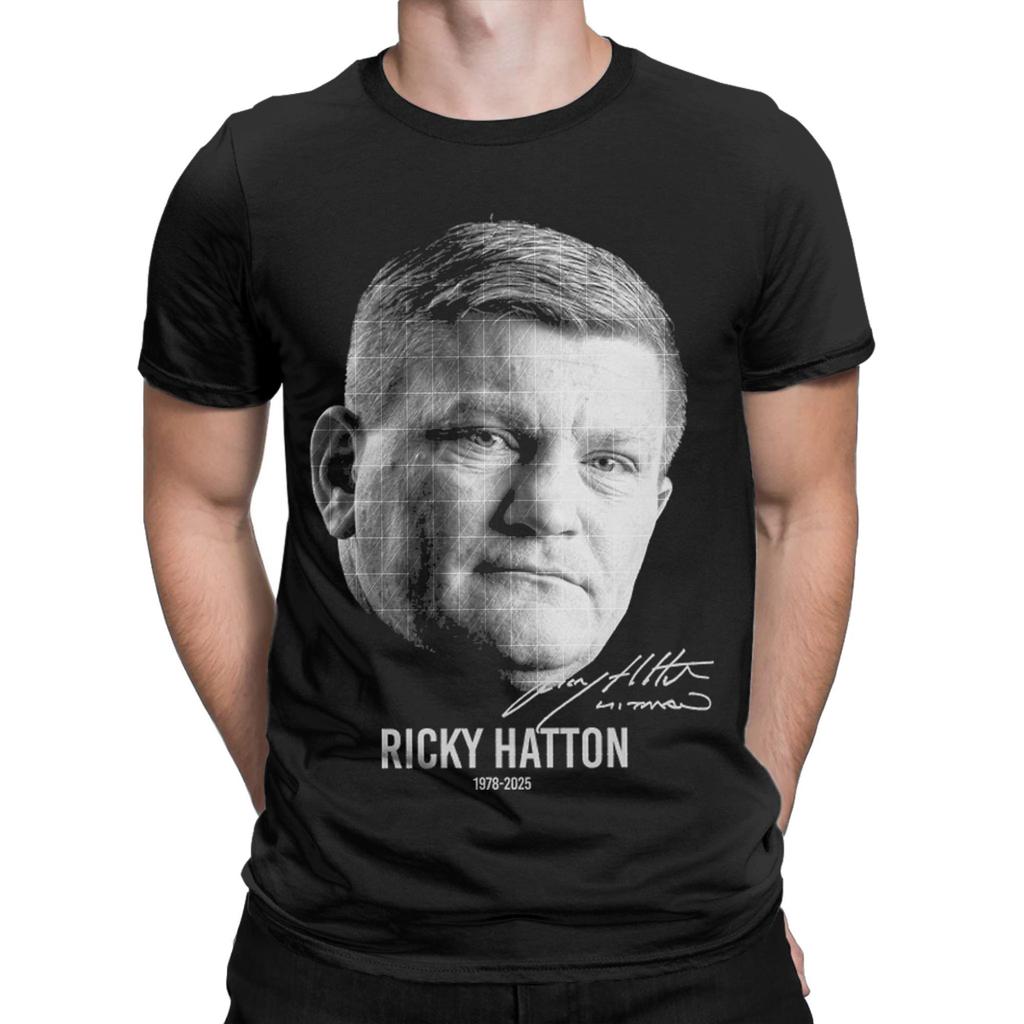 Mens Womens Ricky Hatton Shirt Cotton Printed Tee Shirts  Top Clothing