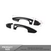  ABS Door Handle Decoration Cover Sticker Fit For Ford Mustang 2015-2023 Exterior Accessories