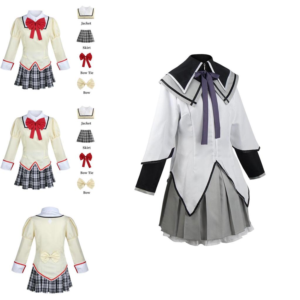 Puella Magi Madoka Magica Halloween Kostüm Uniform Kleid für Frauen