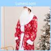 Christmas Santa Costume Set With Hat Beard And Gloves Bag For Events Festive