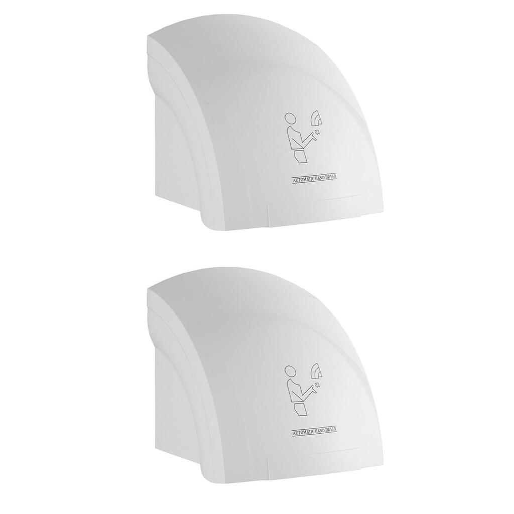 Automatic Electric Hand Dryer Wall Mounted Low Noise Blower for Toilets Cold Wind