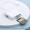 4In1 Multi-Function Phone Type-C Memory Card Reader For Sm Xd Sd M2 Laptop Computer Pc Card Adapter For Lightning Usb-C