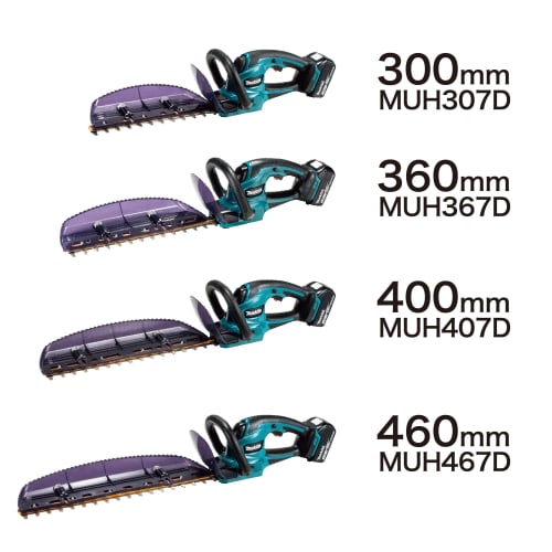 Makita 300mm Rechargeable Hedge Clipper 18V Battery and Charger Sold Separately MUH307DZ Blue