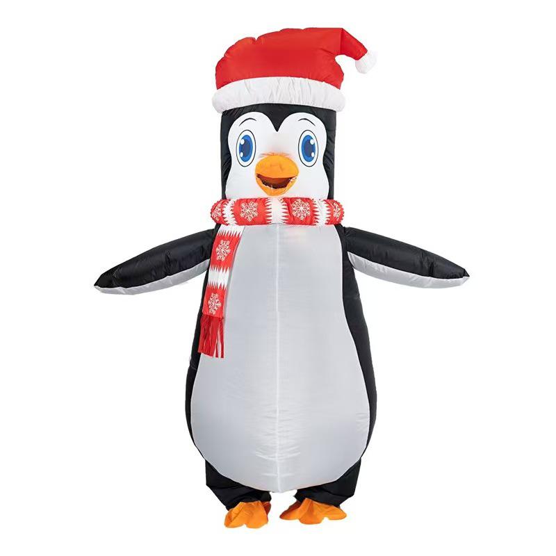 Міжнародний надувний костюм Сніговика - Веселий Різдвяний та Хелловінський Костюм для Косплею Маскот
