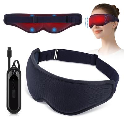 Electric Vibration Eye Massager Heated Eye Mask Wireless Relieve Eye Strain Dark Circles Dry Eye Fatigue Relief Sleeping Mask