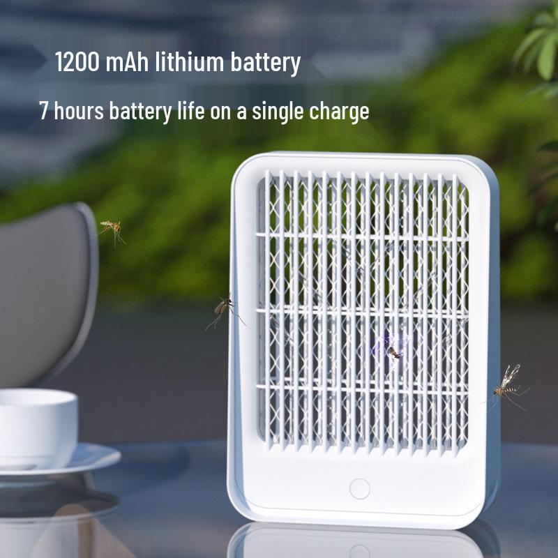 Silent USB Indoor Mosquito Killer Lamp: Electric Shock Insect Trap for Home & Dorm