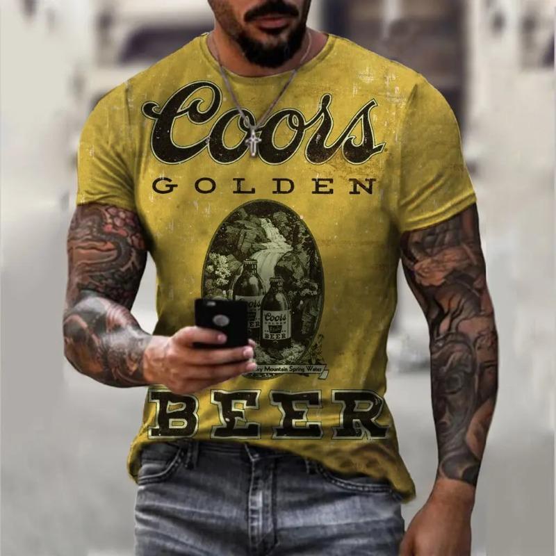 Men's Tshirt Lemans Car Vintage Pattern T shirts Summer Oversized Casual Tees Short Sleeve Tops Men Clothing