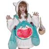 New Hatsune pain bag miku backpack cartoon cute plush jk lolita Japanese funny soft girl bag
