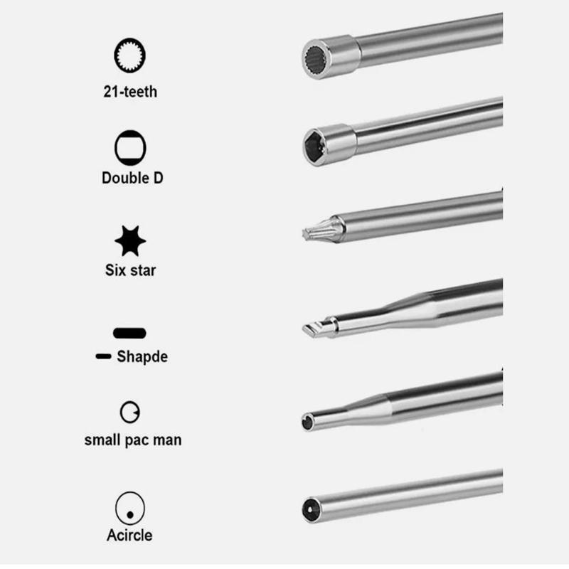 12 Pcs/Set Specialized Small Carburetor Screwdriver And Brush Adjustment Tool Single D Double D Hexagon Hex Socket Kit Set