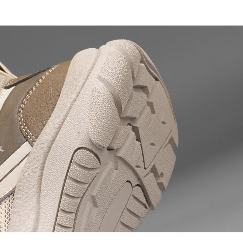 Men's Non-Slip Outdoor Sneakers New Leather Treking Footwear for Men Casual Hiking Shoes Travel Climbing Camping Trainers