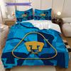 Pumas UNAM Pattern Bedding Quilt Set Quilt Cover Pillowcase Home Decoration Birthday Gift (1 * duvet cover + 2 * pillowcase, without core)