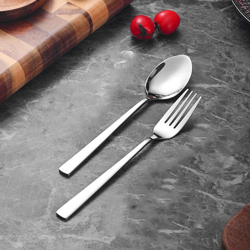 410 Stainless Steel Spoon and Fork Set