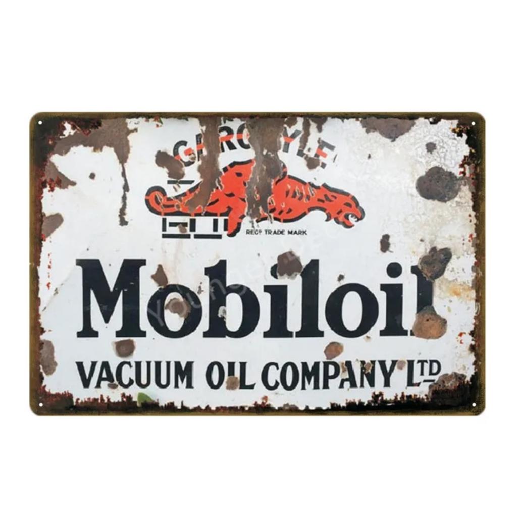 Vintage Motor Gasoline Metal Signs Tin Poster Retro Bar Pub Garage Decor Gas Station Decorative Wall Plaque