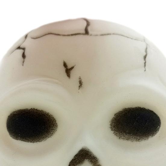 2Pcs Flexible Stylish Amusing Vivid Skeleton Head Sensory Toy Stress Reliever