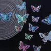 12Pcs 3D Butterfly Wall Sticker Waterproof Scratch-Resistant Wall Decals Self-Adhesive DIY Wall Decors for Living Room Bedroom Bathroom Kitchen
