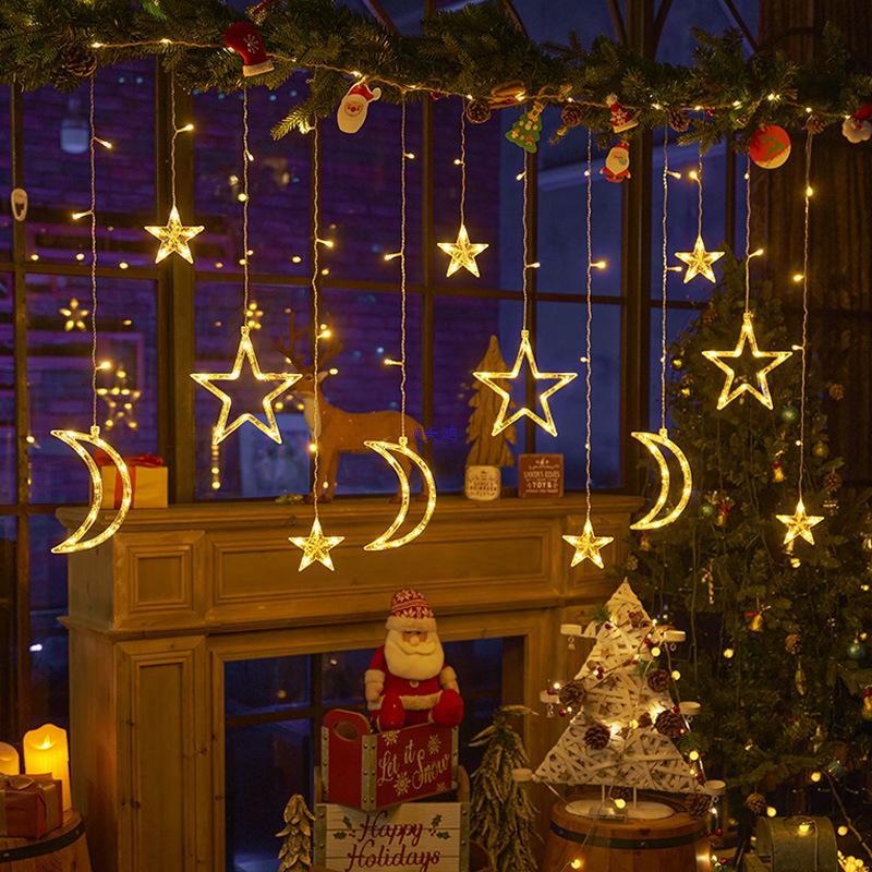 Starry Sky Fairy Curtain Lights: Outdoor Camping & Decoration String Lights