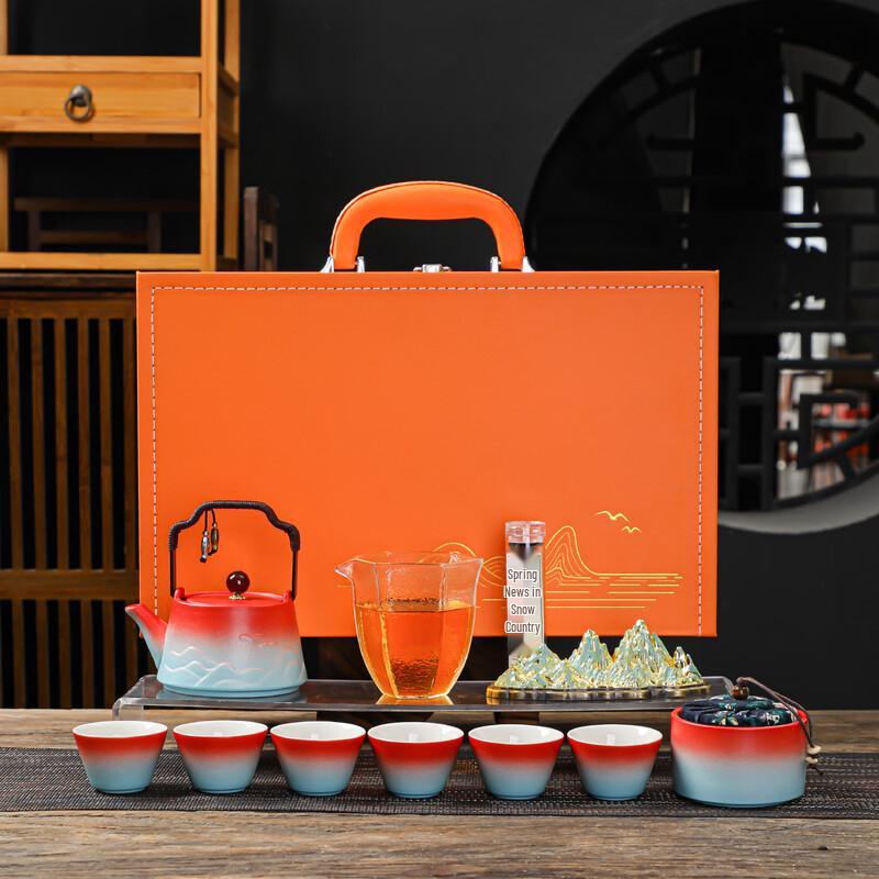 Chinese New Year Ceramic Tea Set Gift