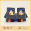 Boys Winter Knitting Cute Dinosaur Kindergarten Half Finger Flip Writing Cold Wool Children's Warm Gloves