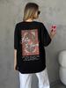 Oversized T-Shirt with Carpet Print
