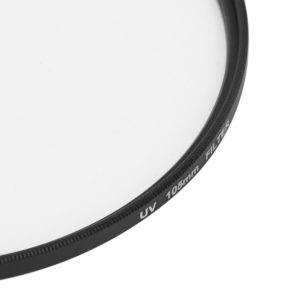 Optical Glass Lightweight 105mm UV Lens Filter Accessory for Canon Nikon Sony Digital SLR Camera