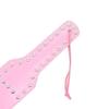 Leather Studded Spanking Paddle Heart Shaped Slave Whip  Fetish Paddles