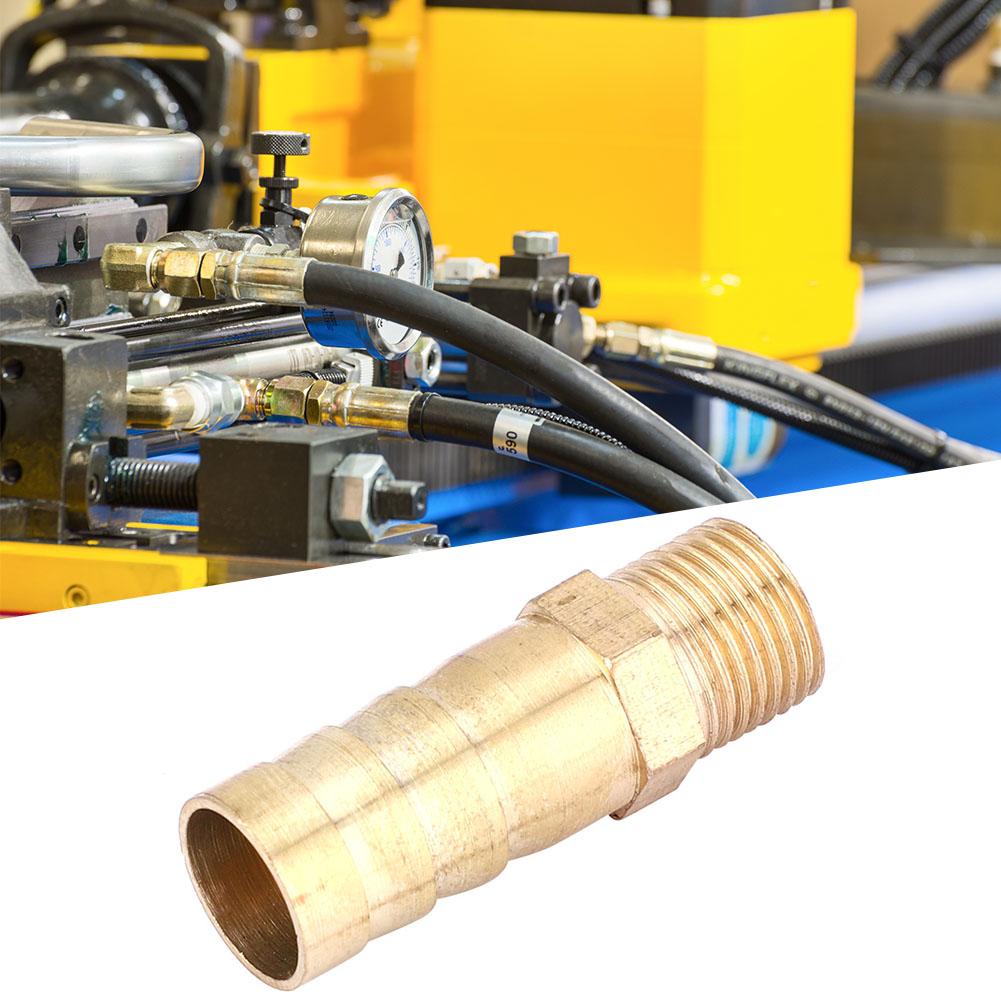 5pcs G1Celsius8 Male Thread Barb Connector Brass Pipe Fitting Connector Joint for Gas Liquid