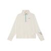 (WMNS) CNY New Year's Edition Casual Sports Solid Color Half Zipper Stand Collar Hoodie Jacket Sail White Women's DQ5371-133