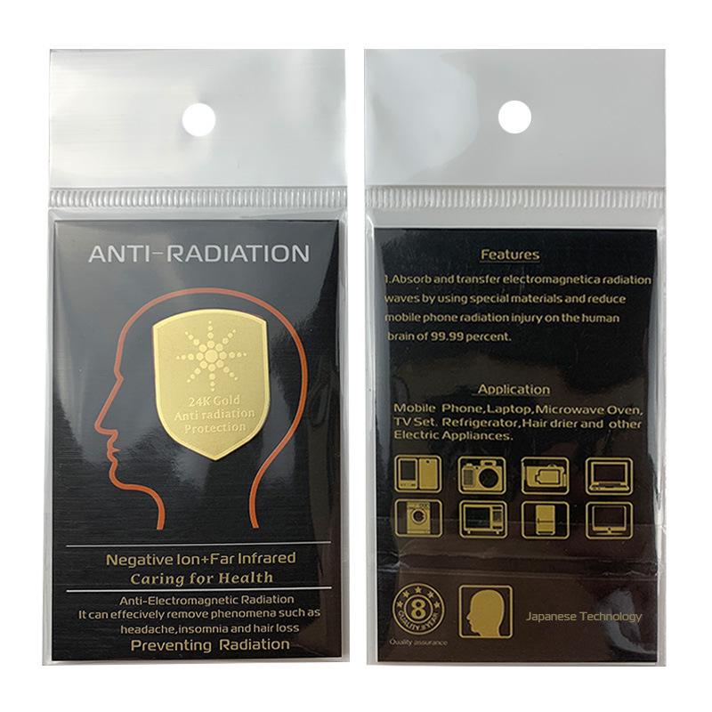 5G EMF Gold Shield Sunflower Radiation Protection Sticker