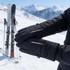 Vinterhandsker til cykling med touchscreen, termiske handsker til motorcykel, ski, udendørs, med lynlåslomme, vandafvisende, skridsikre, unisex, kørehandsker