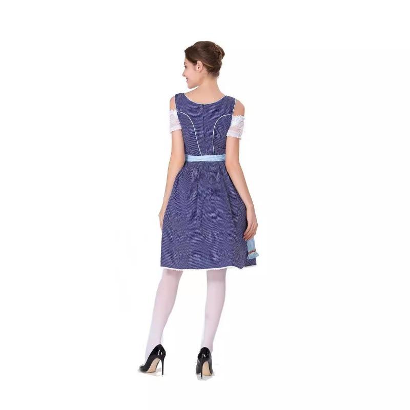 Adult Oktoberfest Costume Beer Girl Dress Restaurant Overalls Maid Clothing Set Women's Clothing