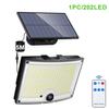 New Solar Light Outdoor 202/256 LED Lamp Super Bright Motion Sensor Waterproof 3 Working Modes Spotlight Solar For Garden Securi