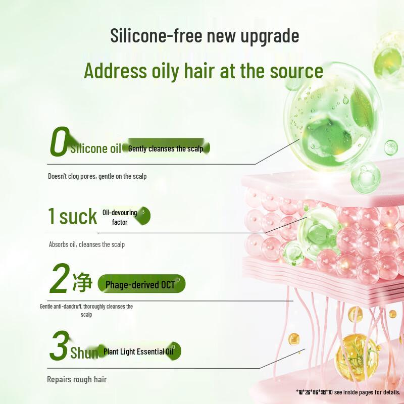 Adolph Silicone-Free Oil Control & Anti-Dandruff Volumizing Shampoo