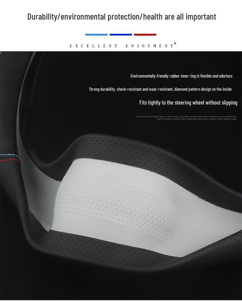 Lynk&Co Models 01-06 Winter Steering Wheel Cover - Genuine Leather, Ultra-thin