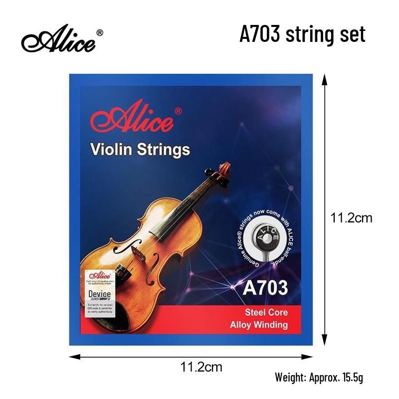 Alice Violin Strings A703/A704/A705 Optional Single String Purchase