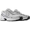 New Balance NB 740 Abrasion Resistant Low Top Kids Lifestyle Shoes White Silver Black Sneakers GR740WN
