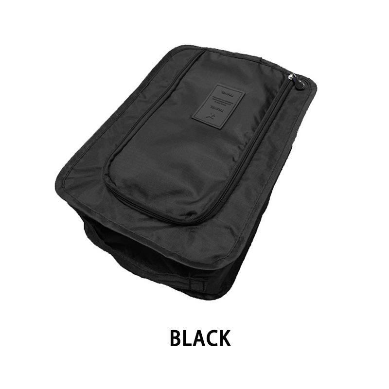 Foldable Portable Shoe Storage Bag with Handle Large Capacity Travel Organizer for Shoes and Accessories
