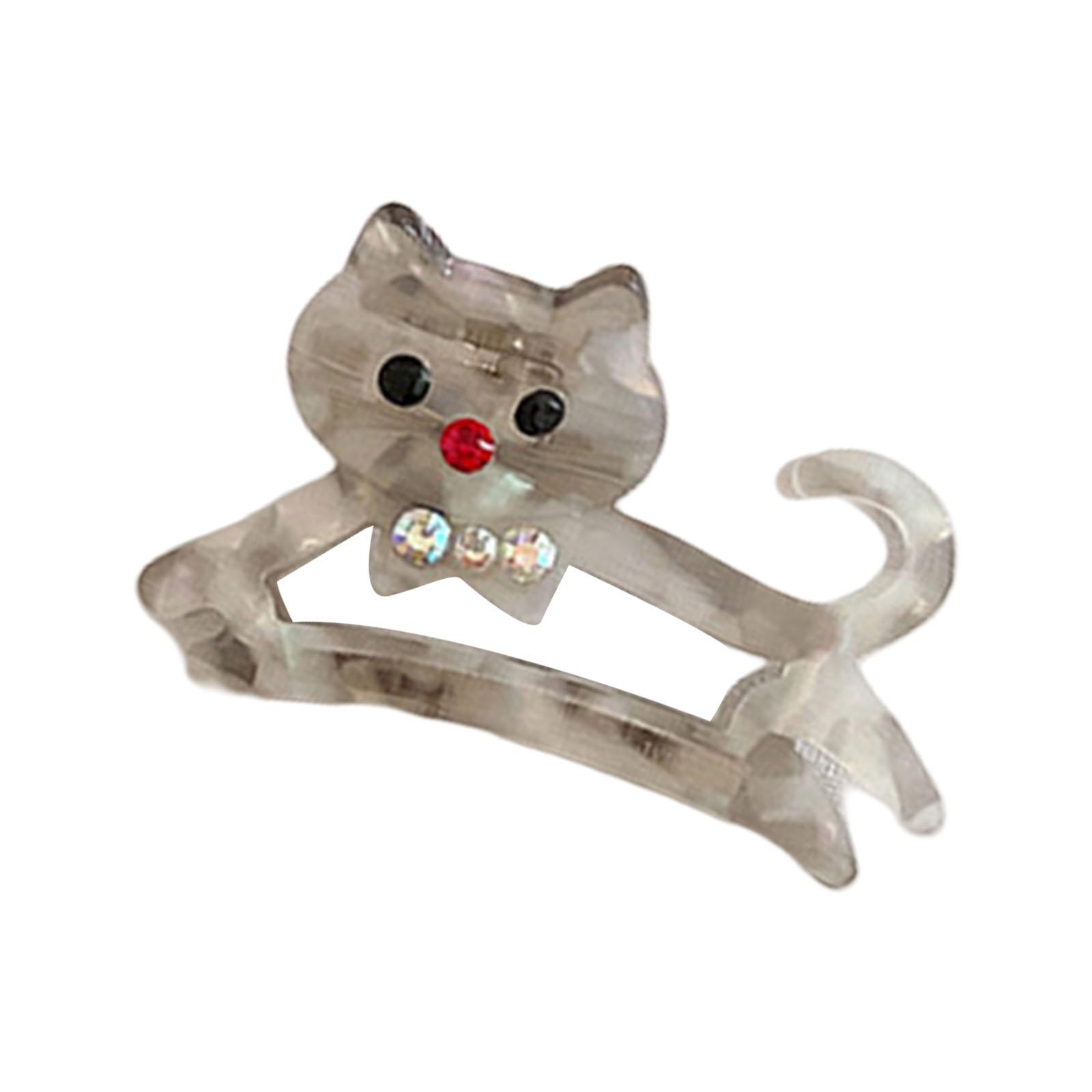 

Stylish Cats Acetate Hair Claw Clip Unique Designs Women s Hair Accessory for Daily Outings and Casual Gatherings 3