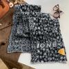 Leopard Print Scarf Women's Winter Autumn and Winter Atmosphere New Couple Scarf Warm and Thickened Korean Versatile