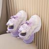 Children's Sports Shoes, New Spring and Autumn Double Mesh Girls' Running Shoes, Cute and Stylish, Fashionable Princess Shoes for Older Children