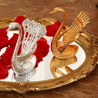 Cygnet Spoon Set Dessert Spoon Swan Spoon Set