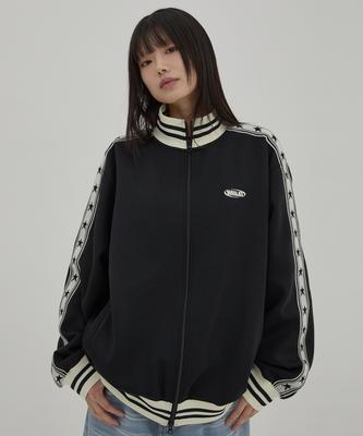 Waikei Star Track Jersey Jacket Black