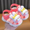 Girls Sandals Summer New Korean Style Boys Soft Soles2Years Old3Waterproof and non-slip children's walking sandals for 1-year-old babies
